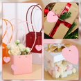 thumbnail image 4 of 100Pcs Pink Heart Gift Tags 2.4x2.56 Lace Edged Paper Gift Tags Blank Hang Tag with 65.6Ft(20m) Jute Twine Hanging Labels for Christmas Valentine's Day Wedding DIY Craft Party Favor Supplies, 4 of 7