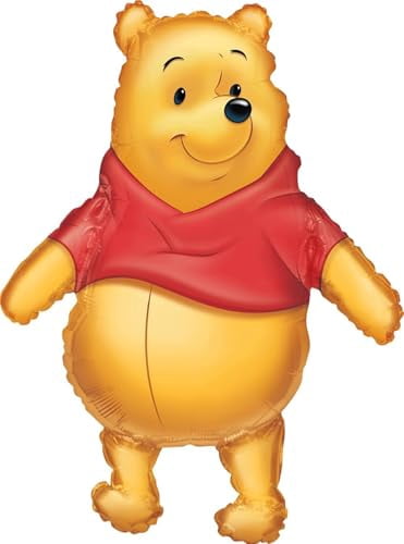 Anagram Classic Pooh Big as Life Birthday Party Supplies 7pc Balloon Bouquet Decorations