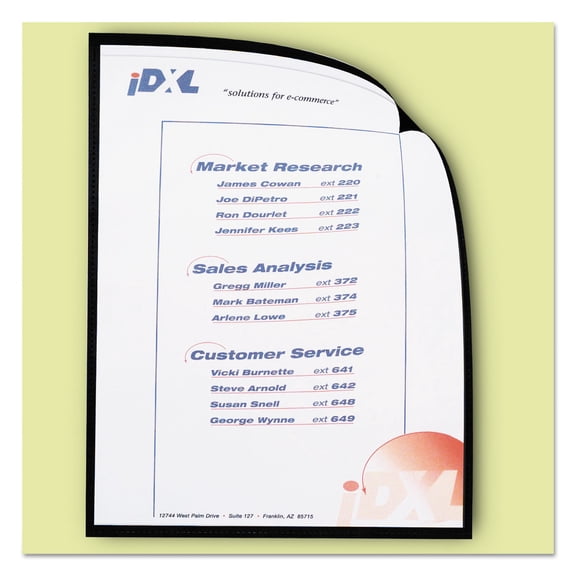 C-Line Magnetic Cubicle Keepers Display Holders, 9 13/64 x 11 11/16, Clear, 25/Pack (37991)