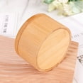 thumbnail image 3 of BLEEUS Bamboo Salt Cellar With Magnetic Swivel Lid Round Salt Container Spice Box Kitchen Daily Supplies (L), 3 of 10