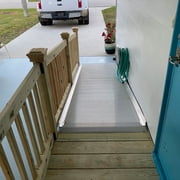 Titan Ramps 9.5' Wheelchair Entry Ramp - 850 lb. Capacity