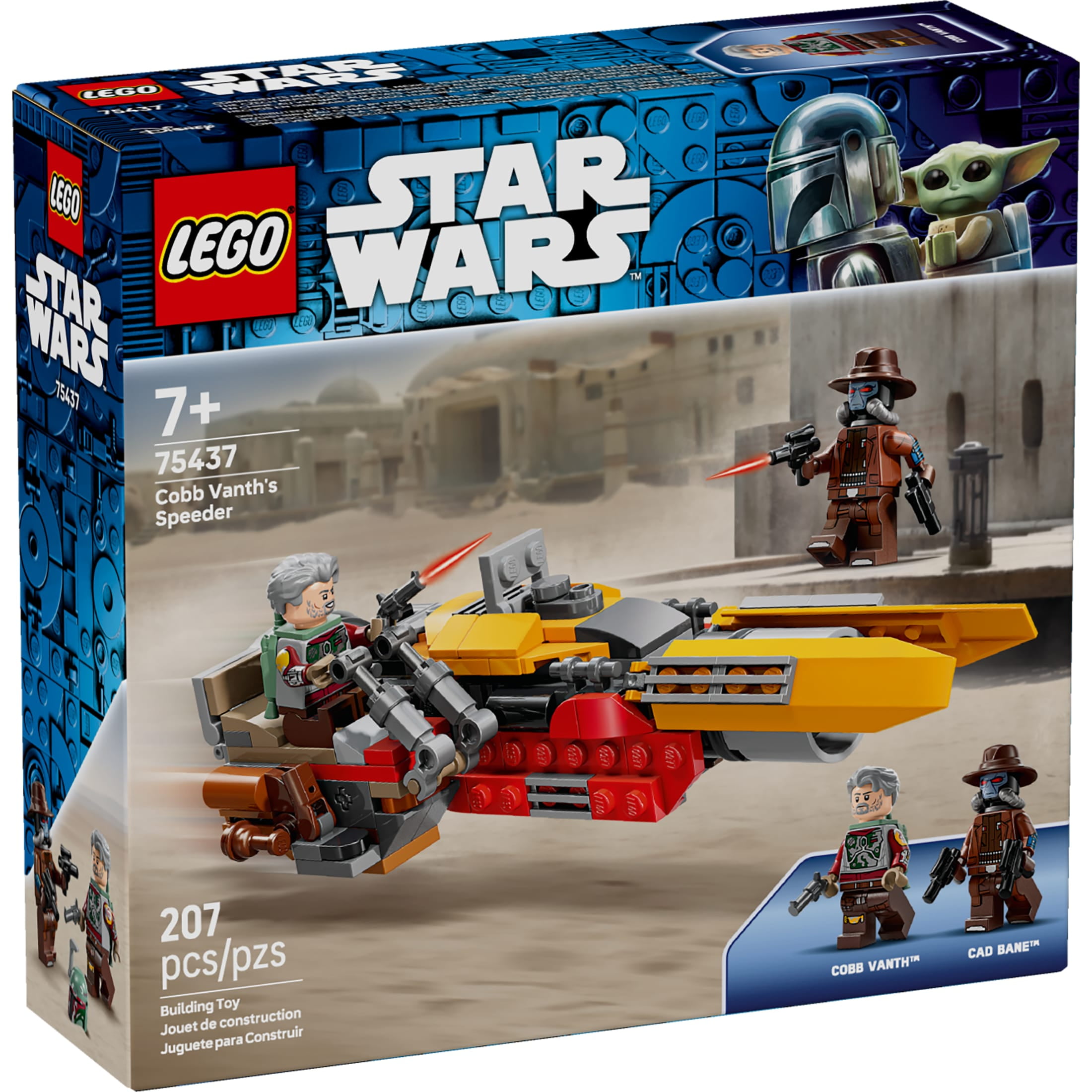ずず LEGO, Star Wars Cobb Vanth‚Äôs Speeder Building Toy, 75437, Ages 7
