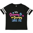 thumbnail image 3 of Inktastic My Grammy and Grampy Love Me with Hearts Boys or Girls Toddler T-Shirt, 3 of 5