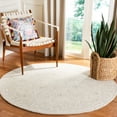 thumbnail image 2 of SAFAVIEH Micro-Loop Collection MLP802G Silver / Ivory Rug, 2 of 9