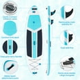 thumbnail image 3 of TINKLE WELL Inflatable Stand Up Paddle Board (SUP) Kit, Ultra-Stable Wide Design w/Non-Slip Deck & 2-in-1 Adjustable Paddle, Complete Set for Beginners/Experts, Youth & Adults, Blue, 3 of 7
