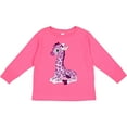 thumbnail image 3 of Inktastic Girl Giraffe Boys or Girls Long Sleeve Toddler T-Shirt, 3 of 5