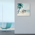 thumbnail image 2 of Stupell Industries Women with Surfboards under Coastal Palm Trees,36 x 36,Designed by Victoria Barnes, 2 of 6