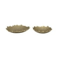 thumbnail image 6 of Decorative Honeycomb Styl Bowls for Coffee Table Decor - Elegant Centerpiece Table Decoration or Home Decor Accent - Modern Entryway Candy, Key Bowl, or Kitchen Counter - Set of 2, 4", 3", Gold, 6 of 11