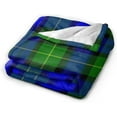 thumbnail image 2 of Super Soft Flannel Fleece Throw Blanke Tartan Lightweight Fuzzy Blanket for Couch Sofa Bed Office, Plush All Season 80x60 Inch, 2 of 8