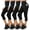 02-capri-4 Black, variant on 4 Pack Leggings with Pockets for Women,Soft High Waisted Tummy Control Workout Yoga Pants