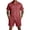 Red, variant on Hogleaql Men's 2 Pieces Linen Set Summer 2026 Short Sleeve Button Shirts and Shorts Outfits Elastic Waist Casual Loose Fit Fashion Matching Sets with Pockets Khaki XL