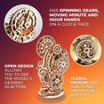 thumbnail image 3 of Reloj Steampunk de madera 3D UGEARS para adultos, 40 unidades, 3 of 5