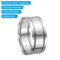 thumbnail image 4 of Uxcell 9.8" Duct Connector, 1 Set Galvanized Iron Duct Coupling Vent Coupler Dryer Pipe Coupling Hose Extension Connector with Duct Clamps for HVAC Exhaust Fan Vent Systems, 4" Long, 4 of 5
