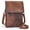 Brown, variant on Small Crossbody Bag for Women, Cell Phone Purse Womens Shoulder Handbags Wallet Purse with Credit Card Slots Adjustable Guitar Strap