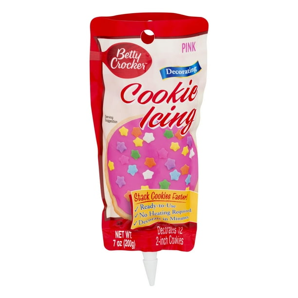 Betty Crocker Pink Decorating Cookie Icing, 7 Ounce