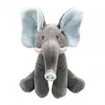 thumbnail image 1 of Juguete musical Plüsch-Baby, elefante, peluche, orejas móviles, juguete interactivo para orejas azules, 1 of 9