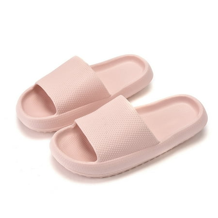 

Puntoco Sandals for Women Clearanc Woman Massage Shower Bathroom Open Toe Super Thick Sole Sandalssuper Soft Home Pink 38