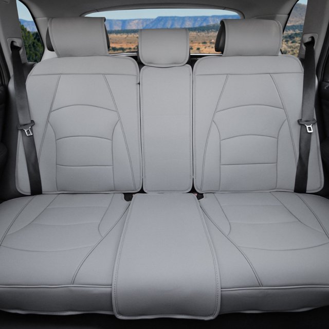 Ultra Comfort High Grade Leather Seat Covers For Car Truck SUV Van - Rear Set