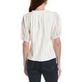 thumbnail image 2 of CeCe womens  Relaxed Crop Blouse, l, White, 2 of 3