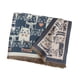 thumbnail image 4 of Bufanda de cachemira sintética con estampado de gato grande, chal de pashmina, bufanda gruesa para mujer Azul, 4 of 9