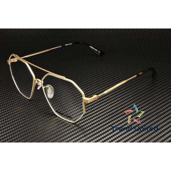 MCQ MQ0261OA 002 Directional Gold Havana Demo Lens 57 mm Men's Eyeglasses