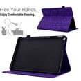 thumbnail image 5 of Allytechgroup Fire Max 11 Case, PU Leather Slim Fit Flip Kickstand Auto Sleep Wake Bumper Shockproof Anti-Scratch Smart Case Cover for Amazon Kindle Fire Max 11 13th Generation 11" 2023, Purple, 5 of 10