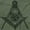Heather Military Green, variant on Illuminati Masonic Square Compass Men's Graphic T Shirt Tees Brisco Brands S