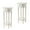 2pc-White, variant on FOROUTIA Modern White Tall End Table,2-Tier Round End Table for Living Room,Bedroom,Space Saving