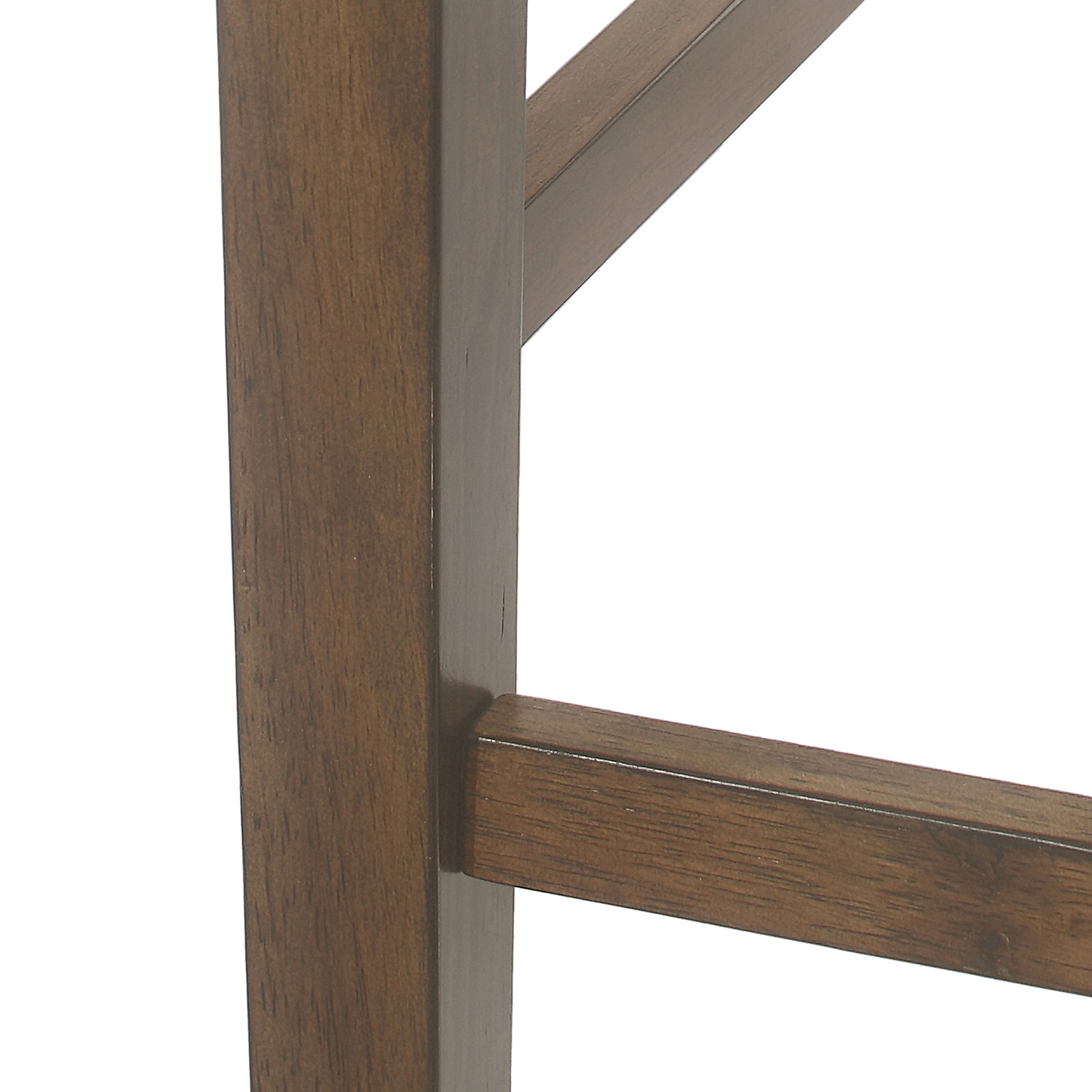 Noble House Wurtz Wood Upholstered Counter Stools, Set of 2, Antique Brown