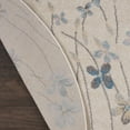 thumbnail image 4 of Desert Fields Contemporary Floral Ivory 5'3" x ROUND Area Rug, (5' Round), 4 of 7
