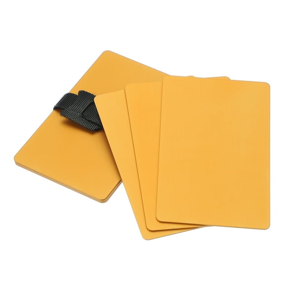 Uxcell Metal Business Card Thick Anodized Aluminum Blank Laser Engraving Cards for Multipurpose Use Gold