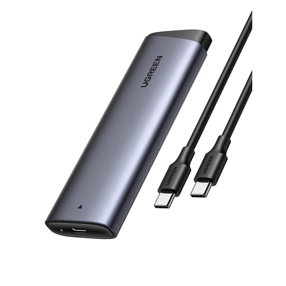 UGREEN M.2 NVMe SSD Enclosure, USB C 10Gbps External Hard Drive Case, M.2 PCIe NVMe Adapter for 2230/2242/2260/2280 SSD