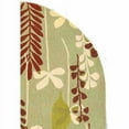 thumbnail image 3 of Safavieh  Handmade Berkeley Elaine Botanical Wool Rug Fern/Ivory 4'6" x 6'6" Oval 5' x 8' Indoor Living Room, Bedroom, Dining Room Oval, 3 of 4