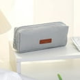 thumbnail image 4 of YUTK Wholesale Environmental Friendly Linen Pencil Case Pures Color Fashion Student Stationery Bag Pencil Bag Linen Stationery Bag,Gray,Free Size, 4 of 6