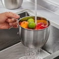 thumbnail image 3 of yuksok Sink Drain Strainer Basket Colander Food Container for Filter Kitchen Waste Wash, 3 of 9