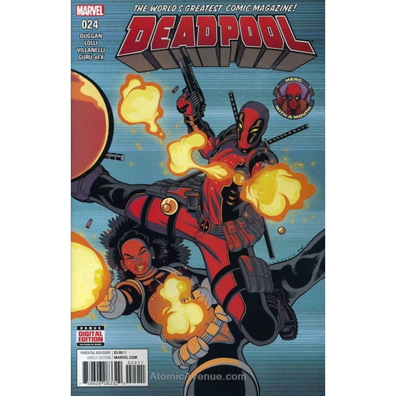 Deadpool (5th Series) #24 VF ; Marvel Comic Book