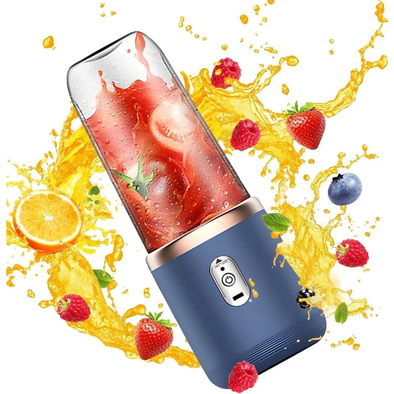 Portable Juicer Blender 400ml Electric Fruit Juicer USB Charging Lemon Orange Fruit Juicing Cup Smoothie Blender Machine