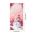 thumbnail image 2 of Décorations de Noël Intérieures 35 X 71 Po Housse de Porte de Noël Rideau de Porte de Noël Jour de Noël Décoration de Porte et Mur Décoration de Fête de Festival Décorations de Porte de Noël, 2 of 6