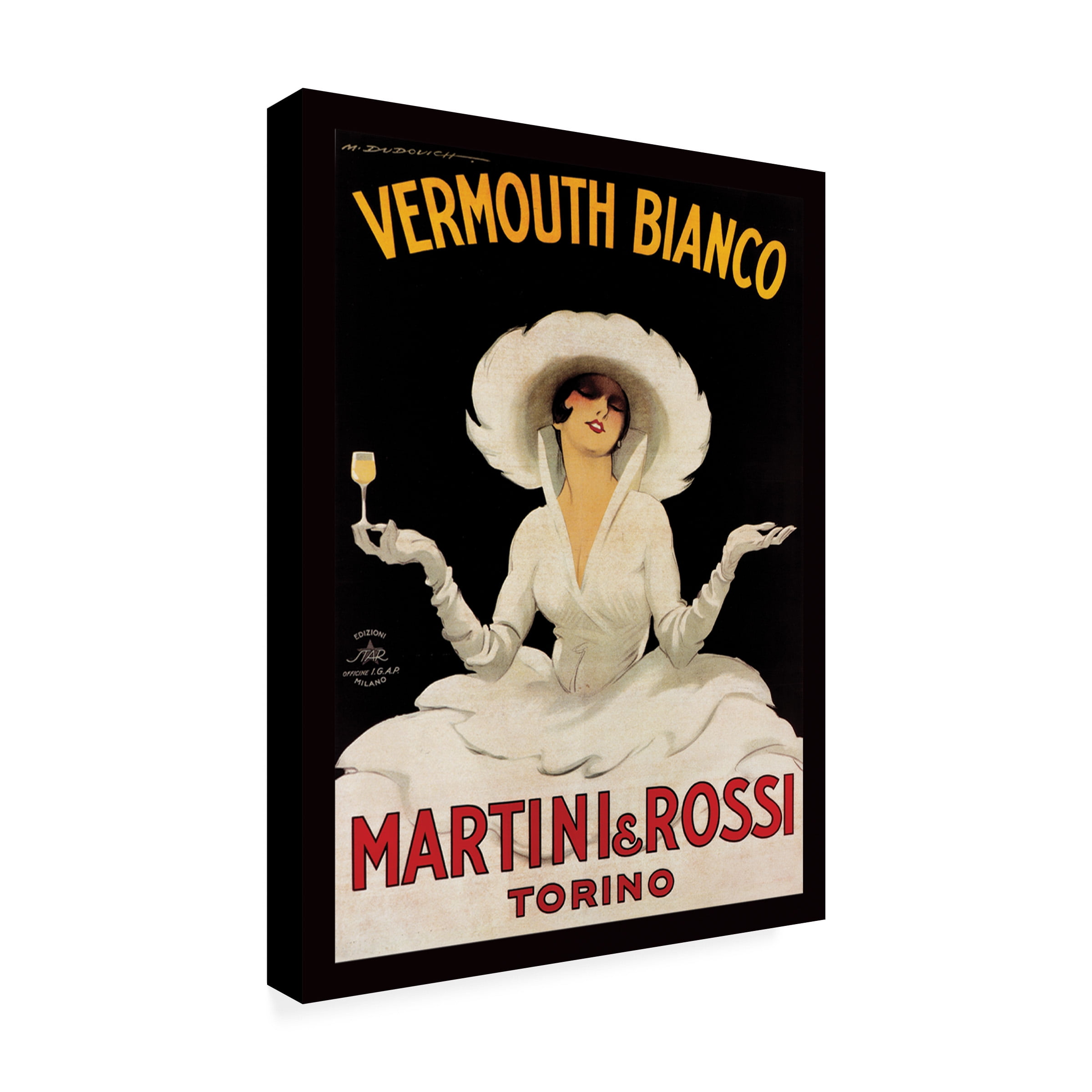 Trademark Fine Art Marcello Dudovich Vermouth Bianco Martini