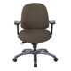 Office Star Products Multi-Function Mid Back Chair with Seat Slider and ...