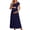 Navy, variant on Naittoop Maternity Maxi Dress Women Casual Wrap Long Shower Pregnancy Dresses