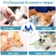 thumbnail image 5 of Juego de 10 piezas de arnés de hamaca para el cuidado de mascotas con cortaúñas, lima de uñas, peine, hamaca transpirable para perros, hamaca de sujeción, arnés de aseo para perros y gatos,, 5 of 5