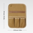 thumbnail image 3 of Awdenio Sac de Rangement Suspendu pour Accoudoir de Chaise Kermit Extérieur en Toile Imperméable Résistant à l'Usure Multifonctionnel Portable à Double Couche, 3 of 9