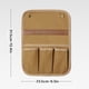thumbnail image 3 of Fiudx Ofertas de la semana Bolsa colgante para reposabrazos de silla de exterior, bolsa de almacenamiento de lona, bolsa de almacenamiento portátil multifuncional de doble capa, 3 of 7