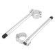 thumbnail image 1 of Riwesomey 1 par de manillares de motocicleta, barra de manillar ajustable, reemplazo de aleación de aluminio extraíble, tubo de horquilla de montar, Accesorios para motos Plata Riwesomey VI017331-02B, 1 of 6