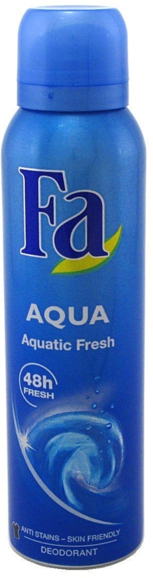 FA Aqua Deodorant Spray, Aquatic Fresh 5 oz (Pack of 2)
