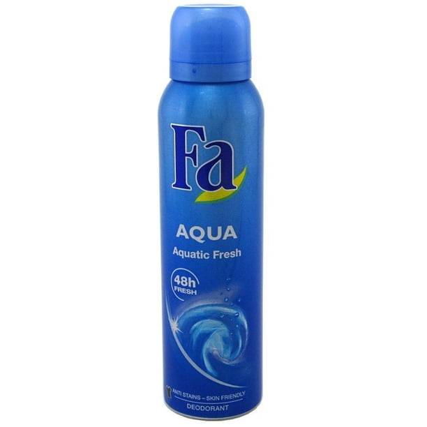 FA Aqua Deodorant Spray, Aquatic Fresh 5 oz - (Pack of 2) - Walmart.com ...