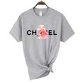 thumbnail image 3 of Camiseta de algodón para mujer, camiseta de manga corta transpirable, ropa Y2K para mujer, estilo Harajuku, Top básico de diseño con cuello redondo, 3 of 5