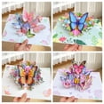 thumbnail image 4 of Butterflies Pop Up Flowers Greeting Card with Envelope 3D Birthday Cards for Birthdays, Thank You, Get Well, Mothers Day or Any Occasion. By Devine Cards, 4 of 5