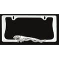 thumbnail image 1 of Jaguar Chrome License Frame.  Free Screw Caps Included, 1 of 2